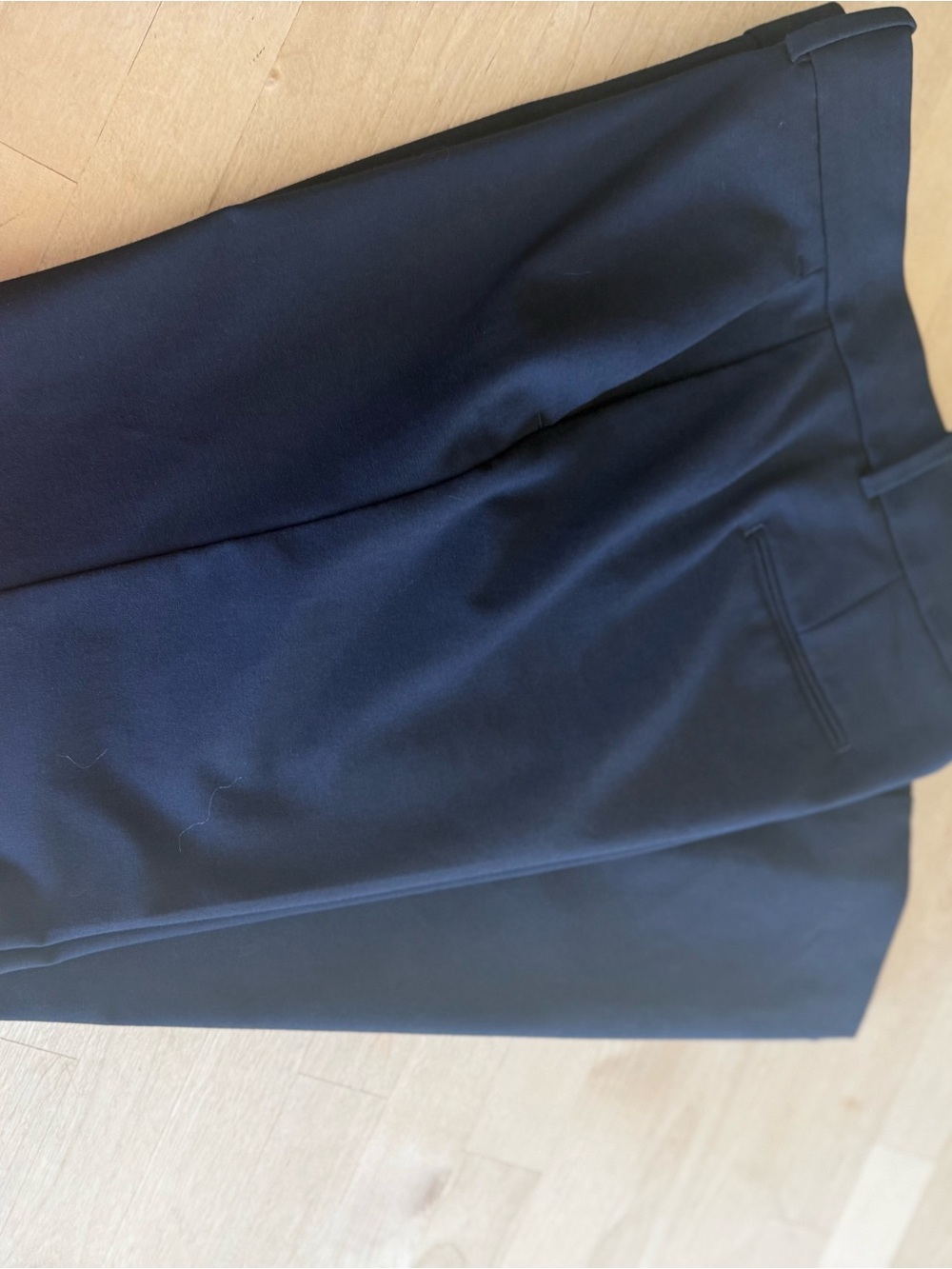 Ann Taylor Navy Tailored Dress Trousers